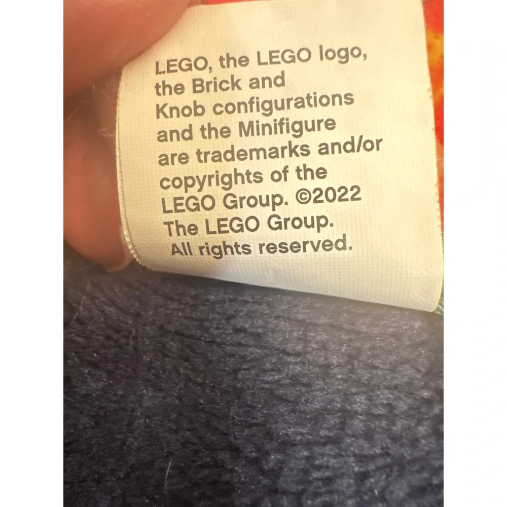 LEGO Ninjago Fleece Throw Blanket Kai Lloyd Minifigures Navy Blue 35x50 2022